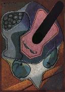 Juan Gris, Fiddle and fruit dish